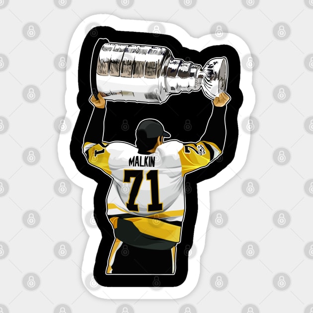 Evgeni Malkin #71 Get Trophy Sticker by RunAndGow